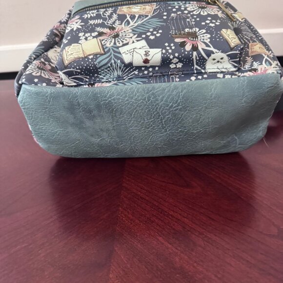 New Bioworld Blue and White Harry Potter Hedwig Mini Backpack - Picture 5 of 10